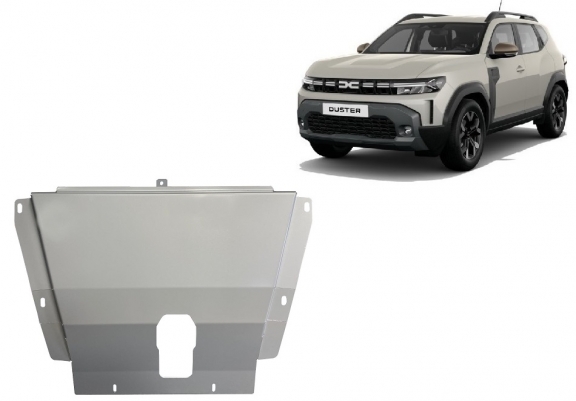 Cubre carter de aluminio Dacia Duster - 4x2