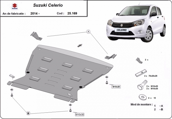 Cubre carter metalico Suzuki Celerio