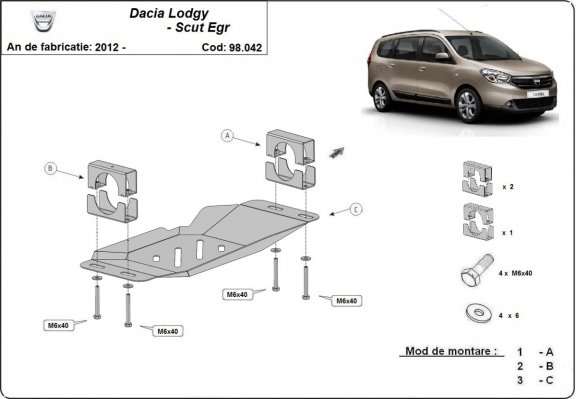 Protector del EGR y sistema STOP&GO Dacia Lodgy