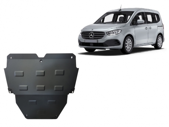 Cubre carter metalico Mercedes EQT