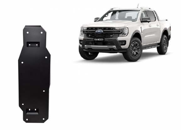 Protector del deposito de combustible Ford Ranger - MB3G9A147CF; 2643728