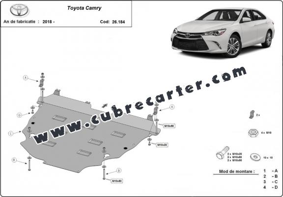 Cubre carter aluminio Toyota Camry