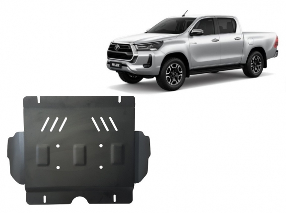 Cubre carter metalico Toyota Hilux Invincible