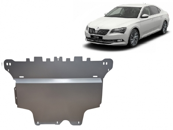 Cubre carter de aluminio Skoda Superb III