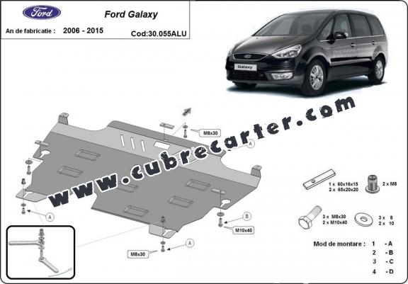 Cubre carter aluminio Ford Galaxy 2