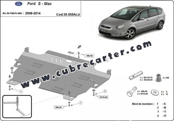 Cubre carter aluminio Ford S-Max