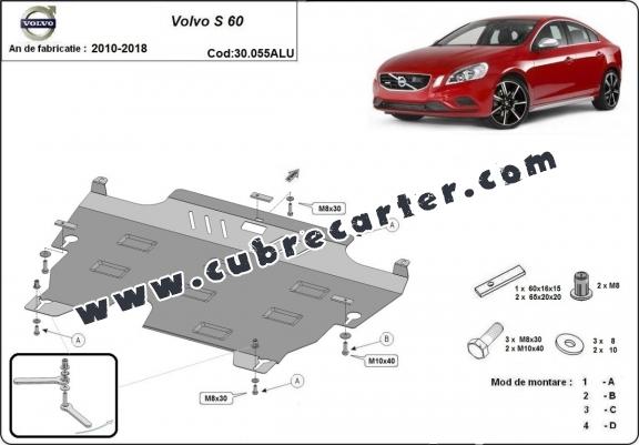 Cubre carter aluminio Volvo S60