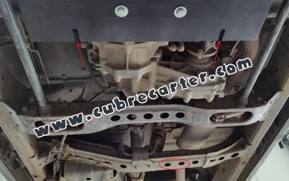 Protección del caja de cambios Nissan Navara D22