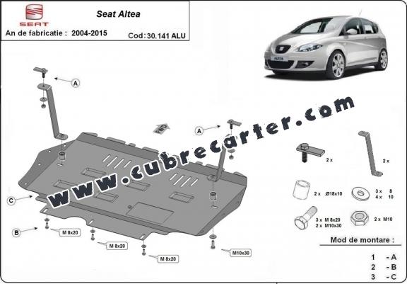 Cubre carter aluminio Seat Altea