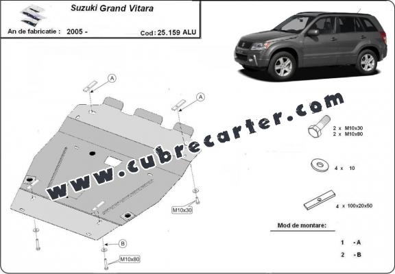 Cubre carter aluminio Suzuki Grand Vitara 2