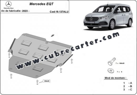 Cubre carter aluminio Mercedes EQT
