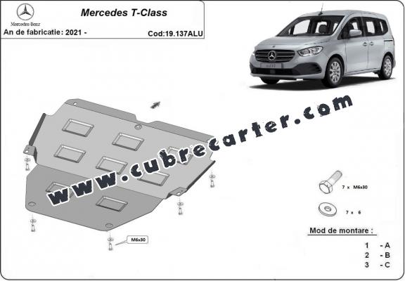 Cubre carter aluminio Mercedes T-Class
