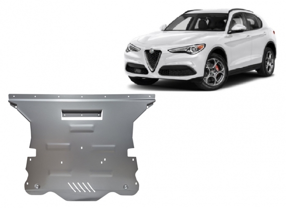 Cubre carter de aluminio Alfa Romeo Stelvio
