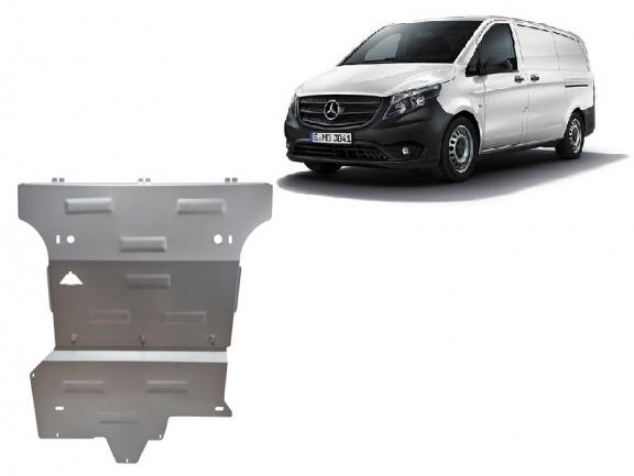 Cubre carter de aluminio Mercedes V-Class W447