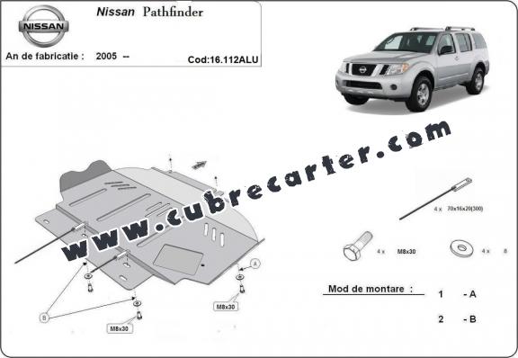 Cubre carter aluminio Nissan Pathfinder