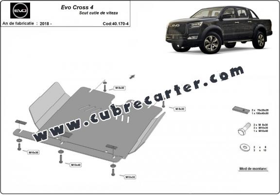 Protección del caja de cambios Evo Cross 4