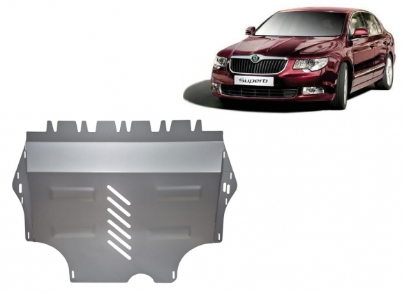 Cubre carter de aluminio Skoda Superb II