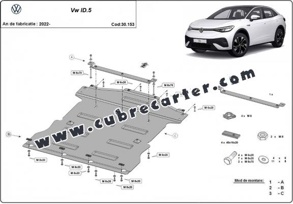 Cubre carter metalico Volkswagen ID 5