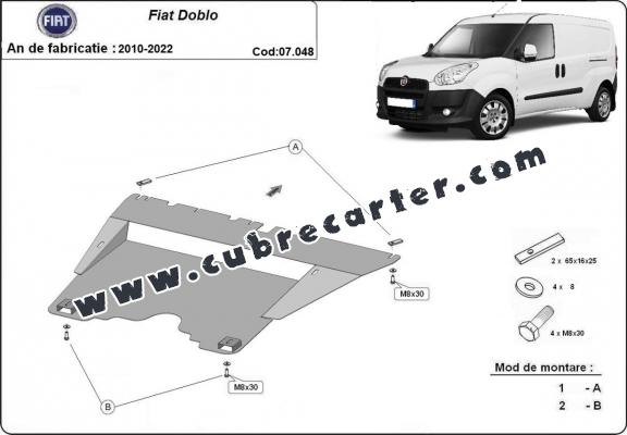 Cubre carter metalico Fiat Doblo