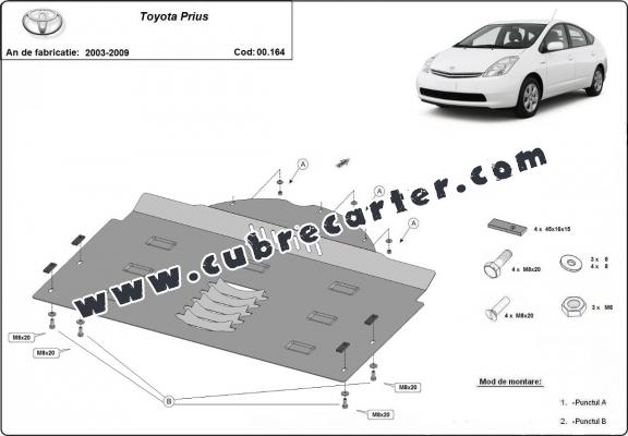 Protector de catalizador/cat lock metalico Toyota Prius