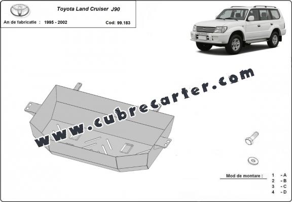 Protección del depósito de combustible  Toyota Land Cruiser J90