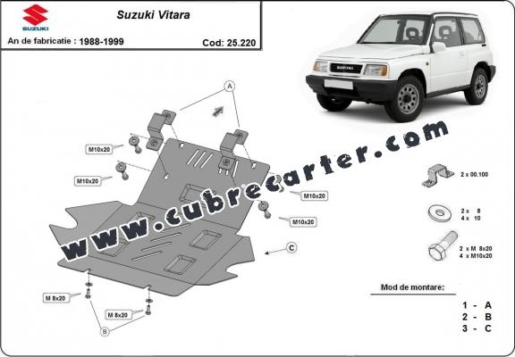 Cubre carter metalico Suzuki Vitara