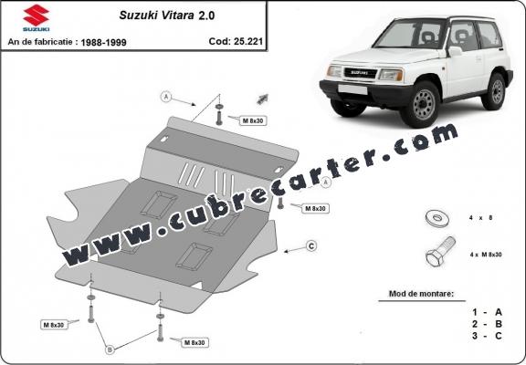 Cubre carter metalico Suzuki Vitara 2.0