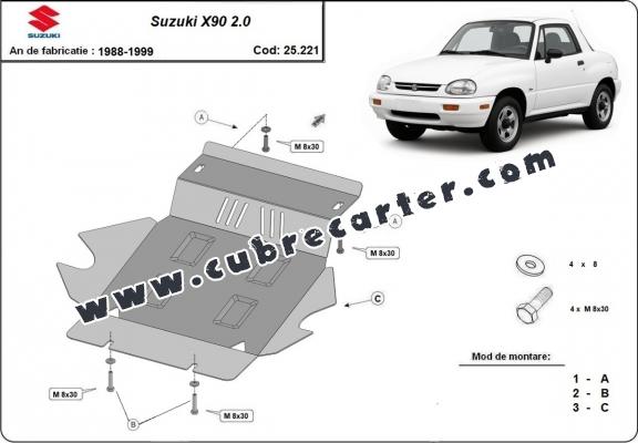 Cubre carter metalico Suzuki X90 2.0