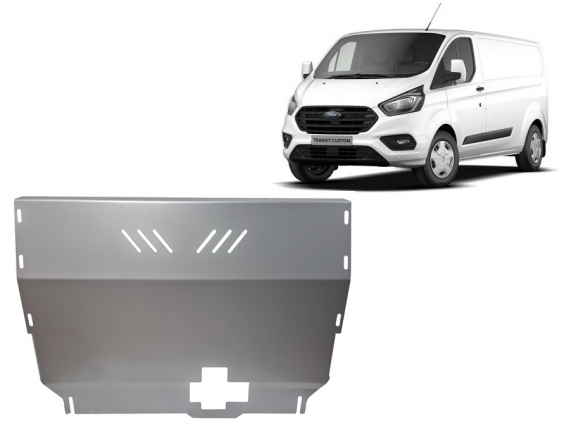 Cubre carter de aluminio Ford Transit Custom - FWD