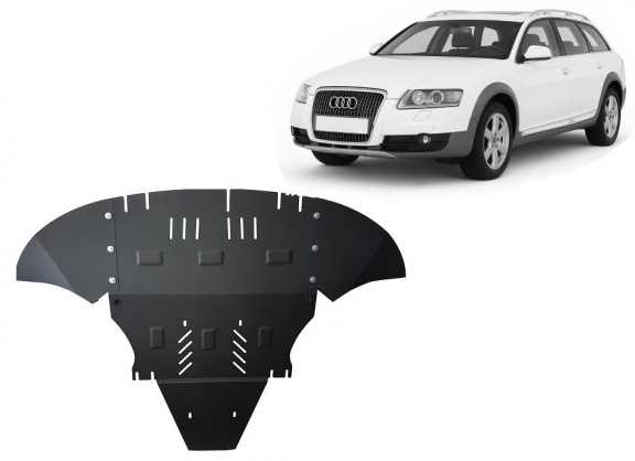 Cubre carter metalico Audi A6 Allroad 2 - con solapas laterales