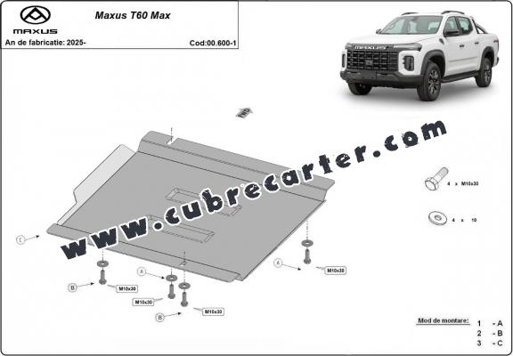 Protección del caja de cambios Maxus T60 Max