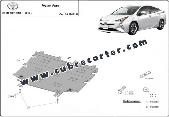 Cubre carter aluminio Toyota Prius