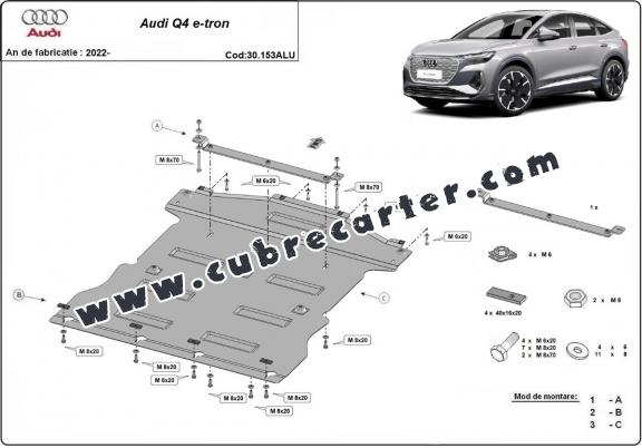 Cubre carter aluminio Audi Q 4 e-tron