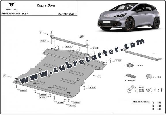Cubre carter aluminio Cupra Born