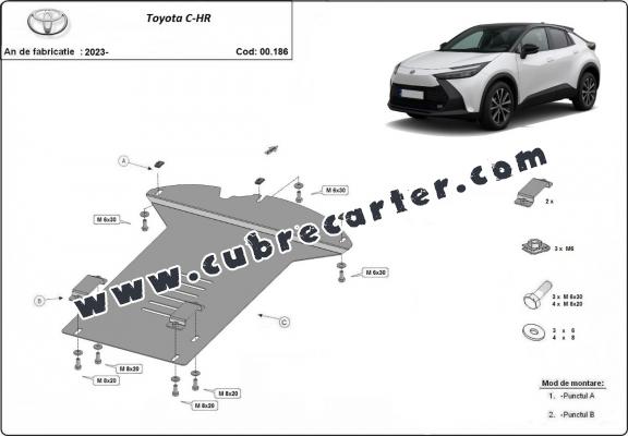 Protector de catalizador/cat lock metalico Toyota C-HR