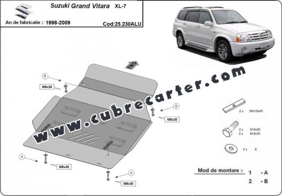 Cubre carter aluminio Suzuki Grand Vitara XL7