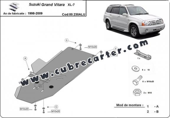 Protección aluminio del caja de cambios Suzuki Grand Vitara XL7