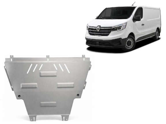 Cubre carter de aluminio Renault Trafic