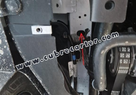 Cubre carter de acero galvanizado Volkswagen Transporter T7