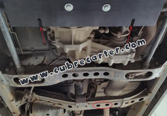 Protección del caja de cambios Nissan Pick Up