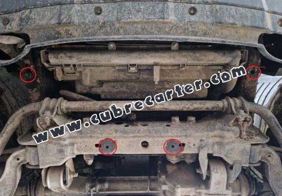 Protección de radiador de aluminio para Nissan Pathfinder