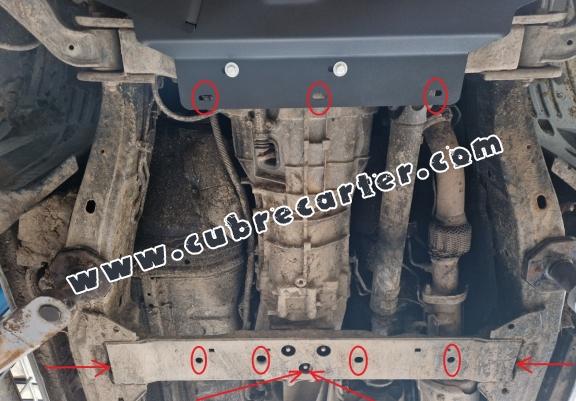 Protección aluminio del caja de cambios Nissan Navara