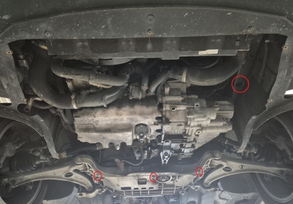 Cubre carter metalico Seat Alhambra - Webasto