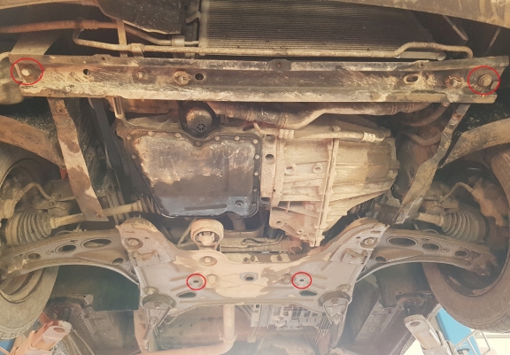 Cubre carter metalico Opel Vivaro A