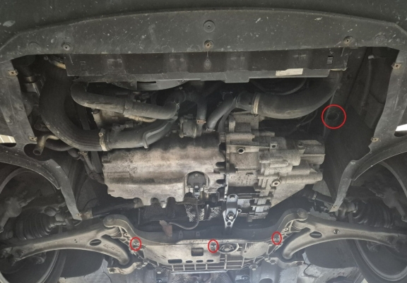 Cubre carter metalico Volkswagen Sharan