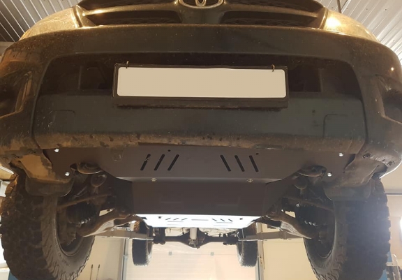 Protector de la caja de cambios y filtro de partículas Toyota Hilux
