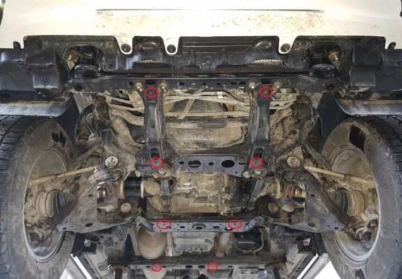 Protector del radiador Toyota Hilux Revo