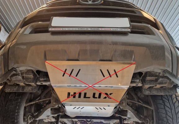 Cubre carter de aluminio Toyota Hilux Invincible