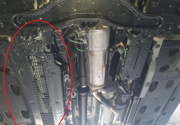 Protector del filtro de particulas Dacia Duster