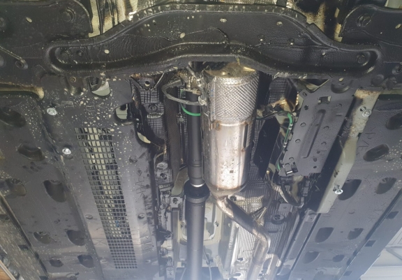 Protector del filtro de particulas Dacia Duster